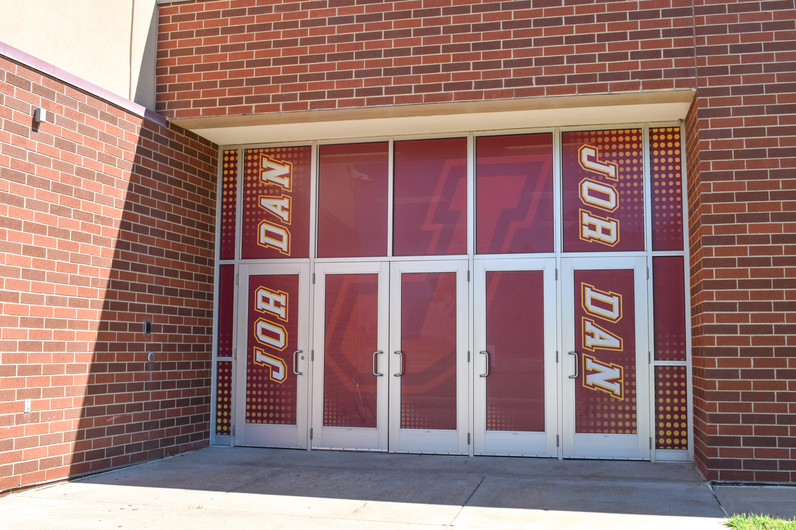 Jordan High School activities entrance